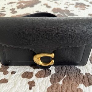 Coach The Tabby 26 Black Leather Bag